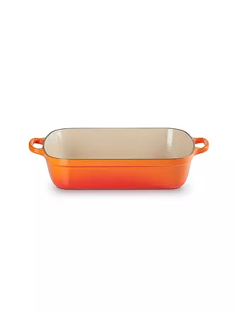 LE CREUSET | Gusseisen-Bratreine eckig 33cm/4,9l SIGNATURE Ofenrot | 